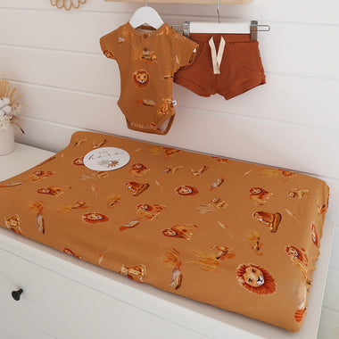 Roar Organic Bassinet Sheet / Change Pad Cover | Snuggle Hunny