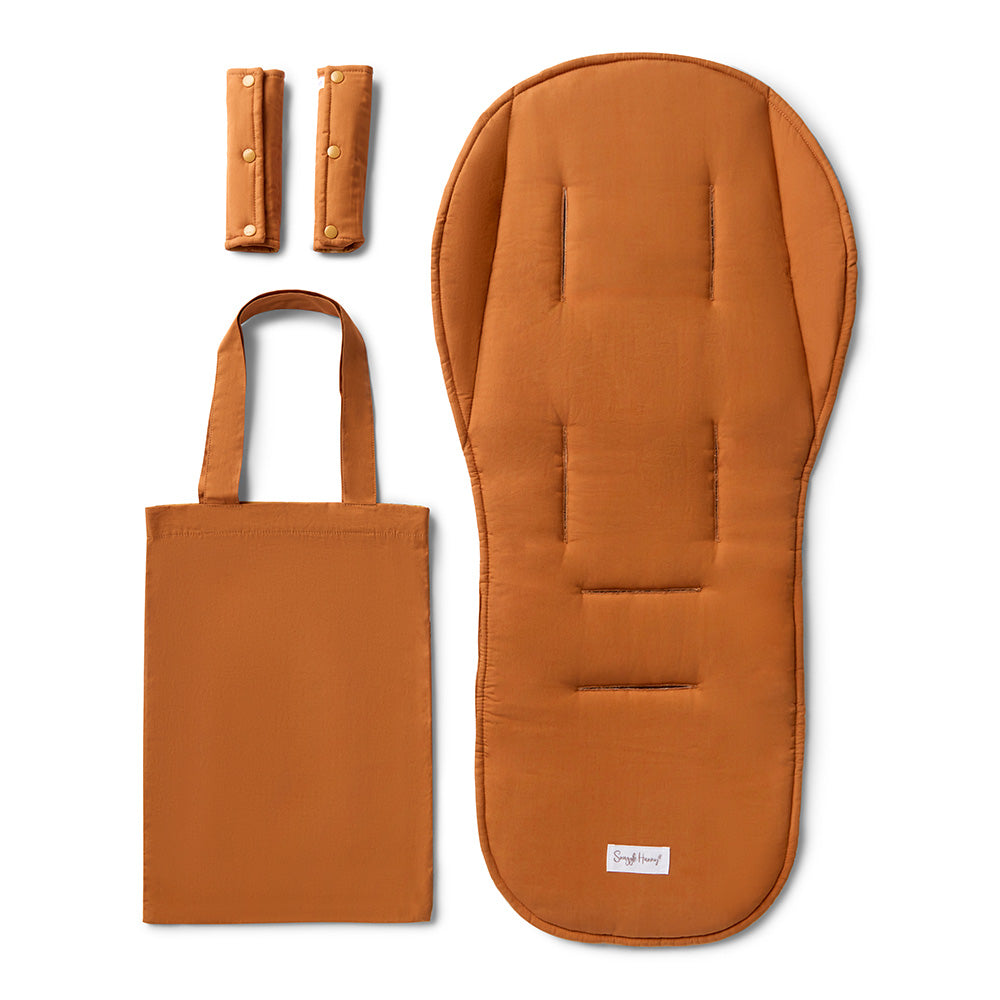 Bundle - Roar Reversible Pram Liner & Strap Cover Set - View 6