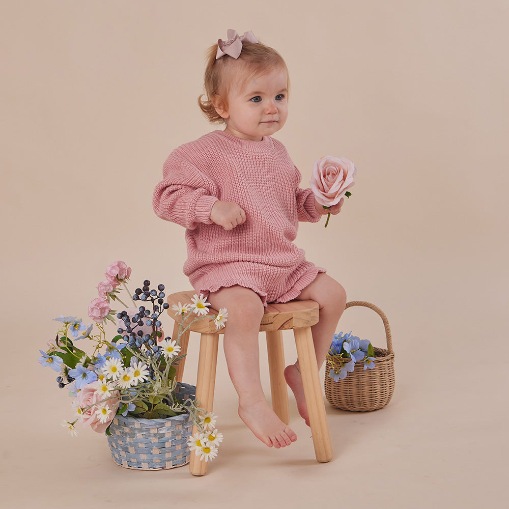 Rosa Oversized Cotton Knit Jumper - View 10