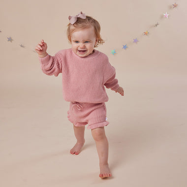 Rosa Oversized Cotton Knit Jumper | Snuggle Hunny