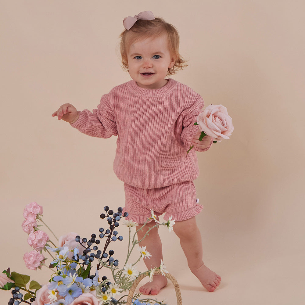 Rosa Oversized Cotton Knit Jumper - View 8