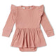 Rose Long Sleeve Organic Dress - Thumbnail 2