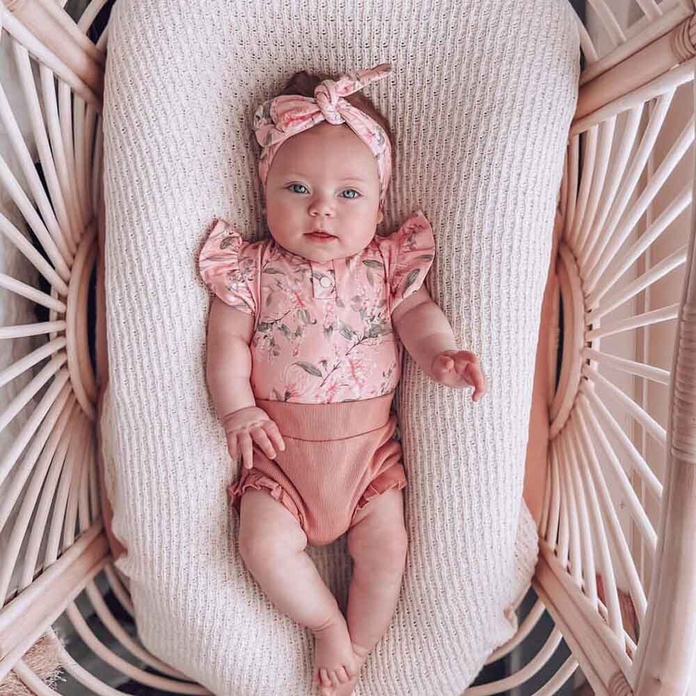 High Waist Bloomers - Rose Newborn to Size 1 | Snuggle Hunny