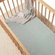 Sage Fitted Cot Sheet - Thumbnail 1