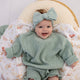Sage Oversized Cotton Knit Jumper - Thumbnail 1