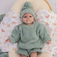 Sage Oversized Cotton Knit Jumper - Thumbnail 8