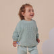 Sage Oversized Cotton Knit Jumper - Thumbnail 3
