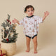 Santa's Toy Shop Organic Oversized Romper - Thumbnail 1