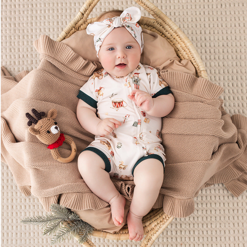 Santa's Toy Shop Organic Snuggle Shortie - View 2