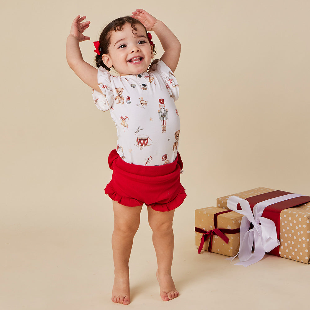 Red Organic Bloomers - View 8