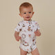 Santa's Toy Shop Short Sleeve Organic Bodysuit - Thumbnail 2