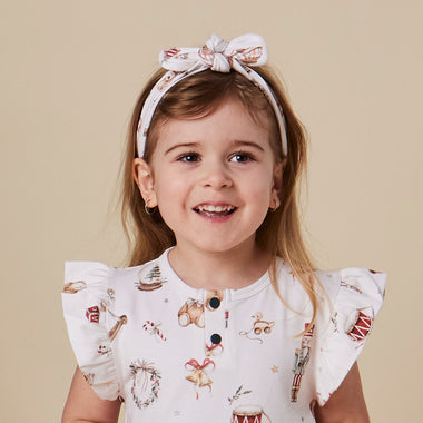 Santa's Toy Shop Organic Topknot| Snuggle Hunny