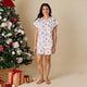 Santa's Toy Shop Organic Womens PJ Set - Thumbnail 3