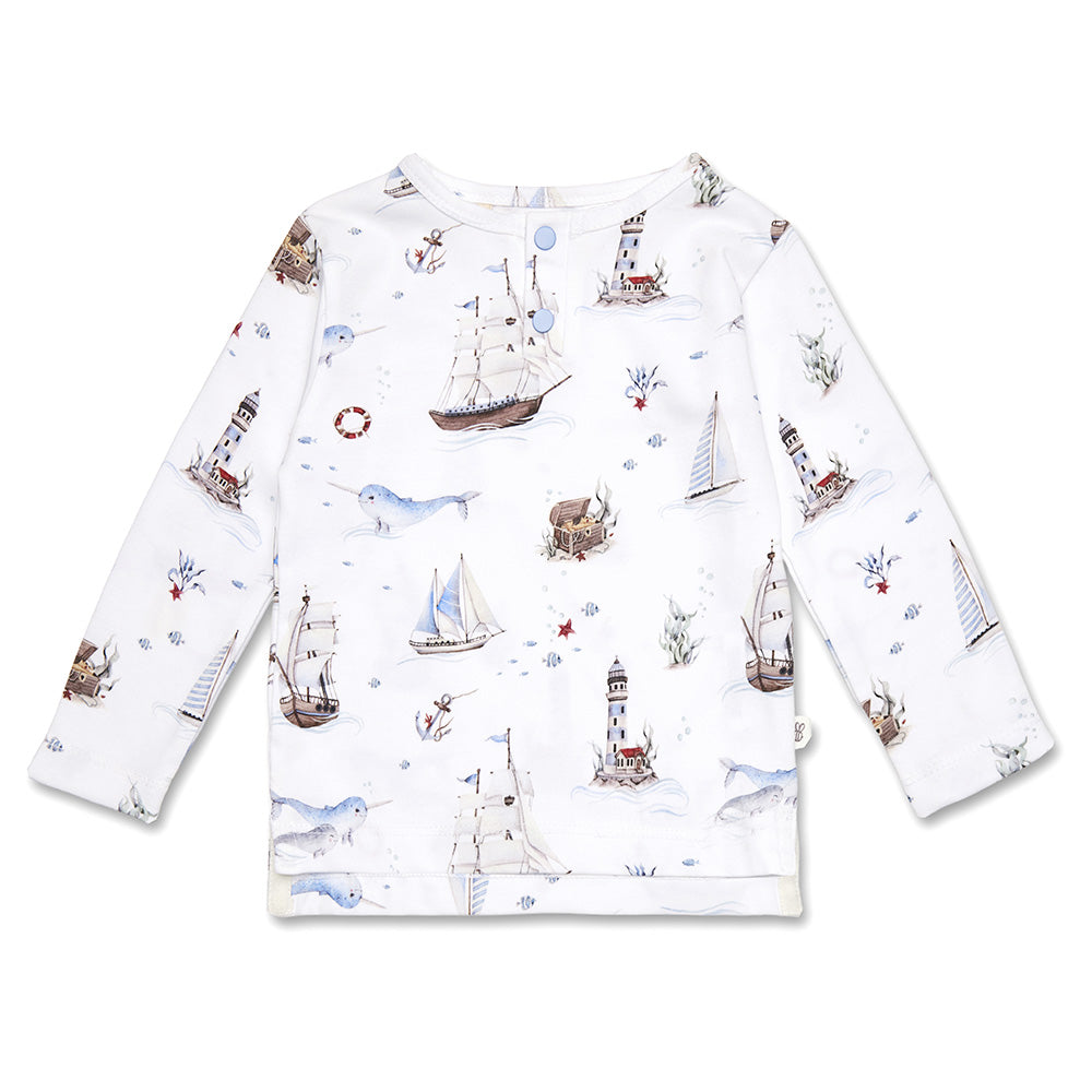 Set Sail Organic Long Sleeve Top - View 2