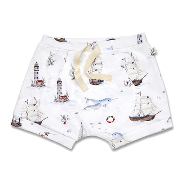 Set Sail Organic Shorts | Snuggle Hunny