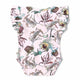 Banksia Short Sleeve Organic Bodysuit with Frill - Thumbnail 4