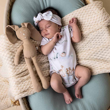 Short Sleeve Bodysuit - Duck Pond Short Sleeve Organic Bodysuit