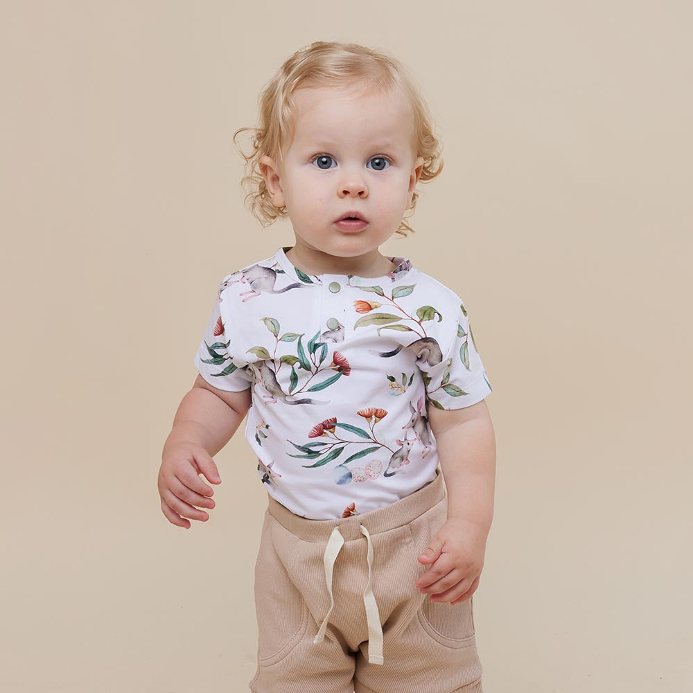 Easter Bilby Short Sleeve Organic Bodysuit - View 1