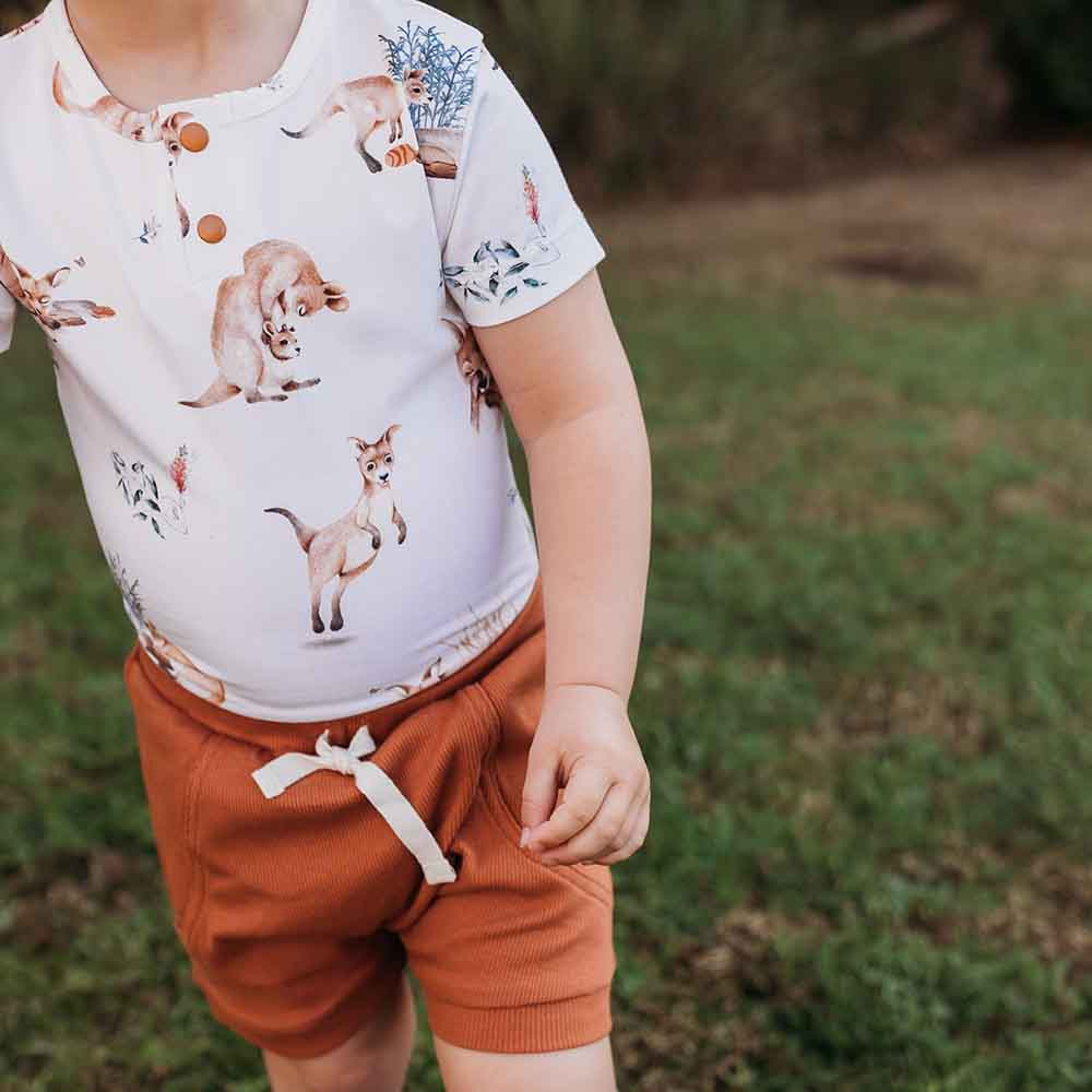 Kanga Short Sleeve Organic Bodysuit - View 10