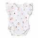 Ladybug Short Sleeve Organic Bodysuit with Frill - Thumbnail 2