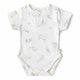 Silver Gum Short Sleeve Organic Bodysuit - Thumbnail 2