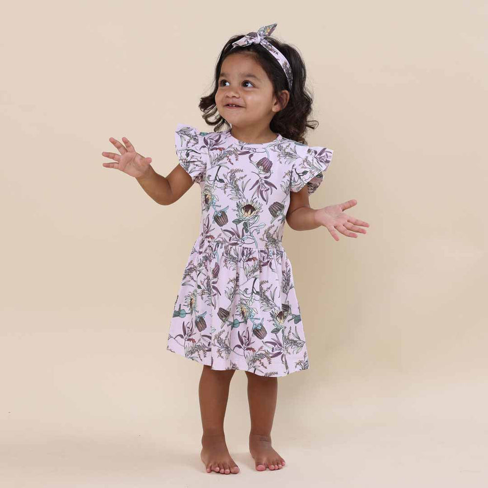 Banksia Short Sleeve Organic Dress - View 6