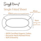 Dog Park Organic Cotton Fitted Sheet - Thumbnail 6