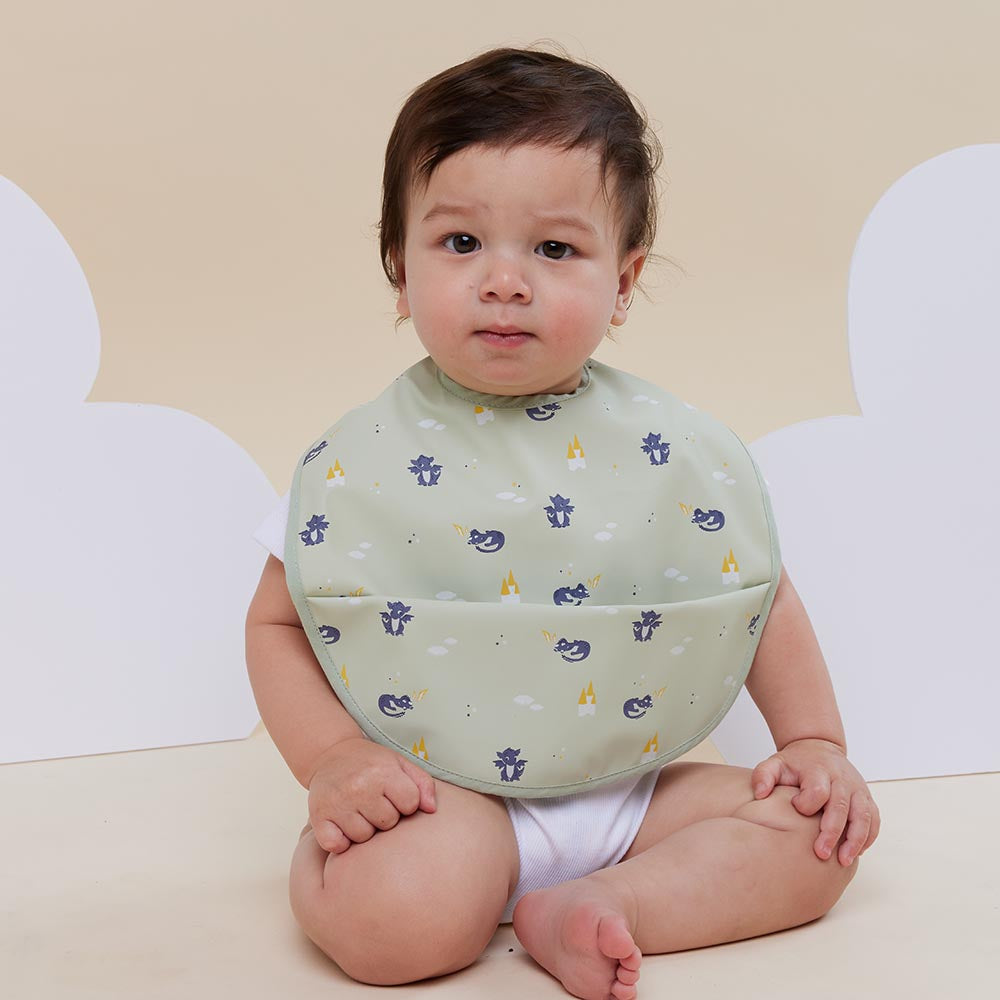 Dragon Waterproof Snuggle Baby Bib | Snuggle Hunny