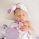Lilac Skies Snuggle Swaddle Birth Announcement Set-Snuggle Hunny