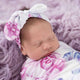 Lilac Skies Snuggle Swaddle & Topknot Set-Snuggle Hunny