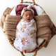 Major Mitchell Organic Snuggle Swaddle & Topknot Set - Thumbnail 5