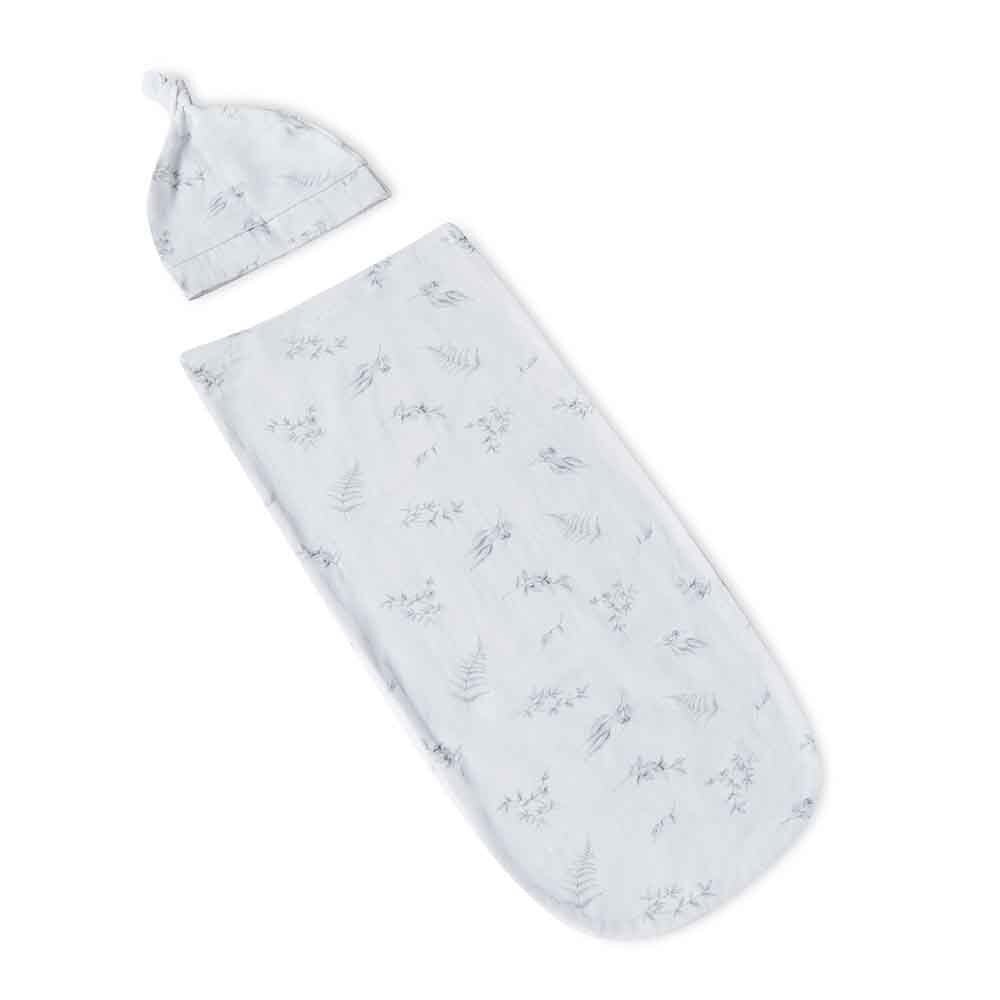 Silver Gum Snuggle Swaddle & Beanie Set - View 2