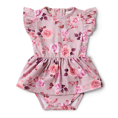 Blossom Short Sleeve Organic Dress | Snuggle Hunny