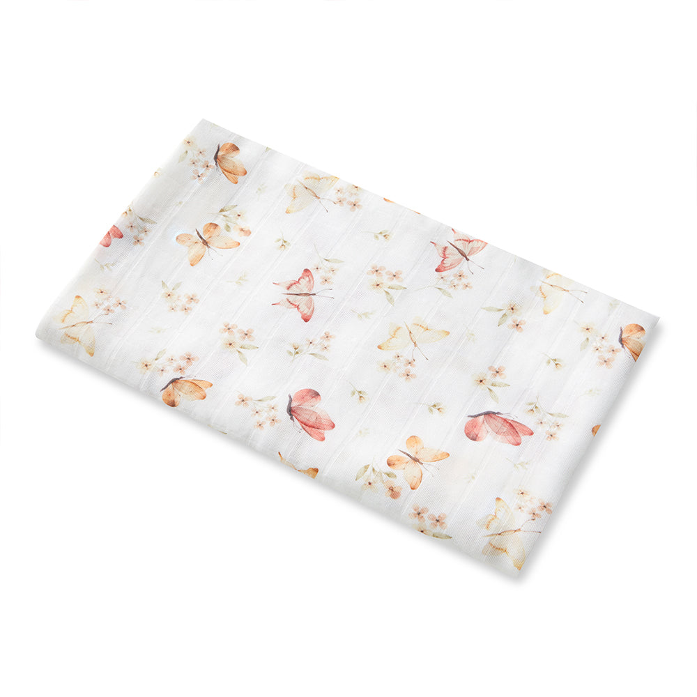 Butterfly Organic Muslin Wrap - View 3