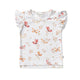 Butterfly Organic T-Shirt with Frill - Thumbnail 2
