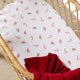 Candy Cane Organic Bassinet Sheet / Change Pad Cover - Thumbnail 2