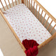 Candy Cane Organic Fitted Cot Sheet - Thumbnail 3