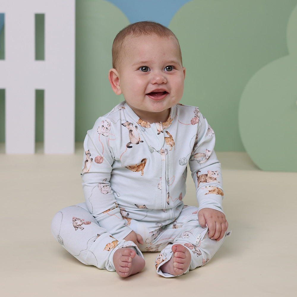 Kittens Organic Snugglesuit Convertible Romper - View 6