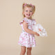 Cherry Blossom Short Sleeve Organic Dress - Thumbnail 7