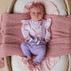 Coral Long Sleeve Organic Bodysuit with Frill - Thumbnail 5