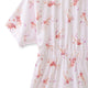 Coral Organic Maternity Robe - Thumbnail 4