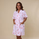 Coral Organic Maternity Robe - Thumbnail 3