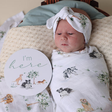 Dog Park & Seedling Reversible Milestone Cards | Snuggle Hunny