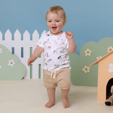 Toddler wearing Dog Park Organic T-Shirt | Snuggle Hunny