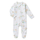 Duck Pond Organic Snuggle Sleepsuit Zip Footie - Thumbnail 2