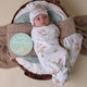 Easter Bunnies Organic Jersey Wrap & Beanie Set - Thumbnail 1