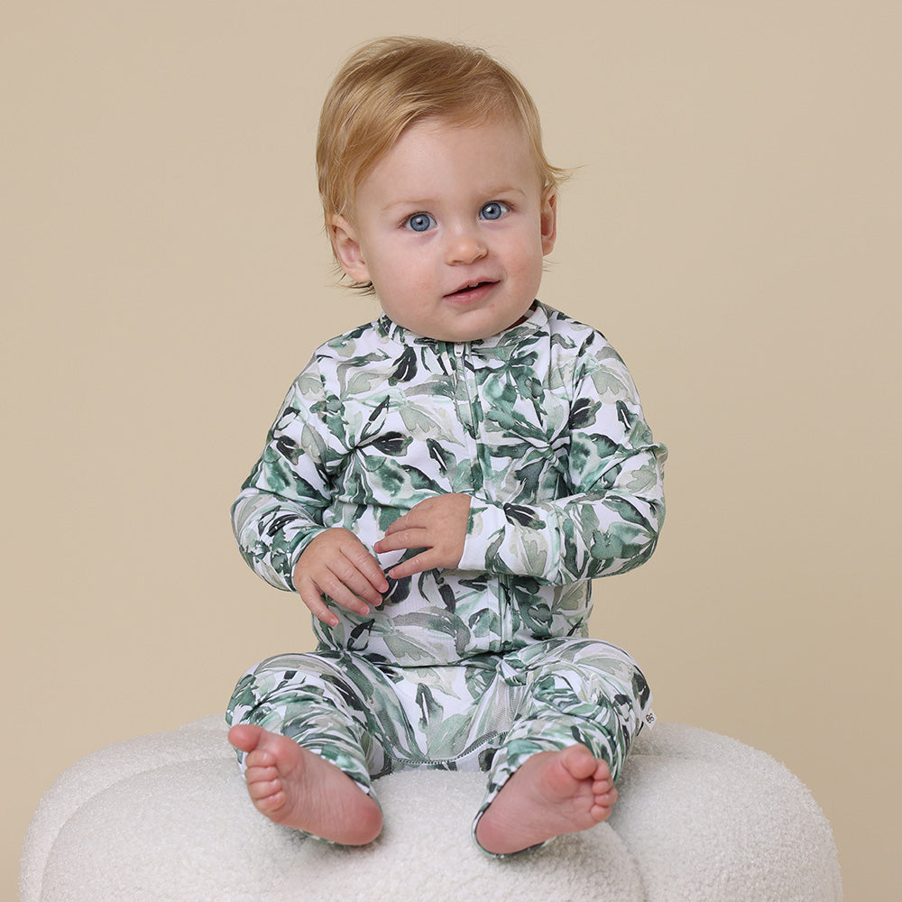 Evergreen Organic Snugglesuit Convertible Romper - View 6