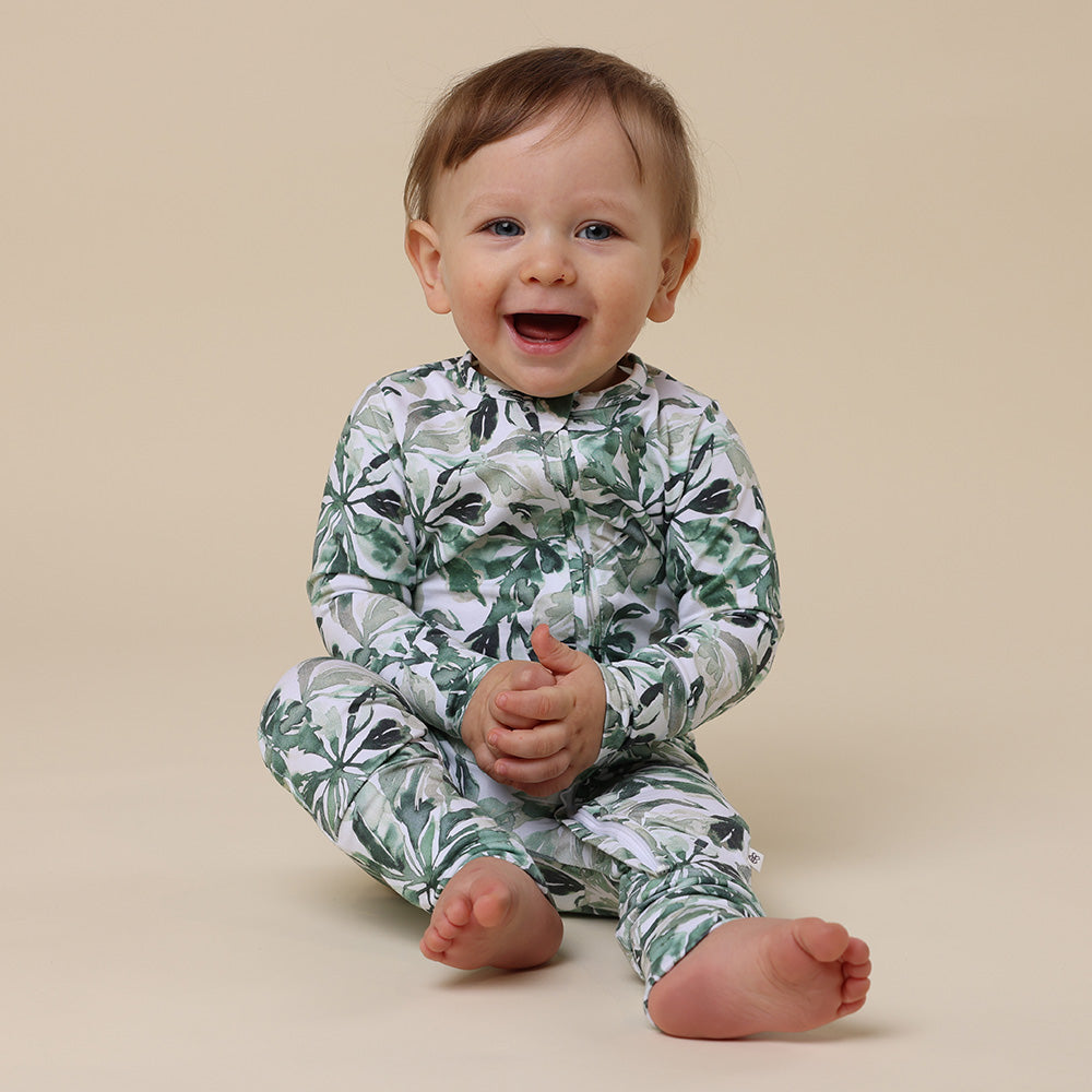 Evergreen Organic Snugglesuit Convertible Romper - View 3