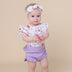 Toddler wearing Jacaranda Organic Bloomers