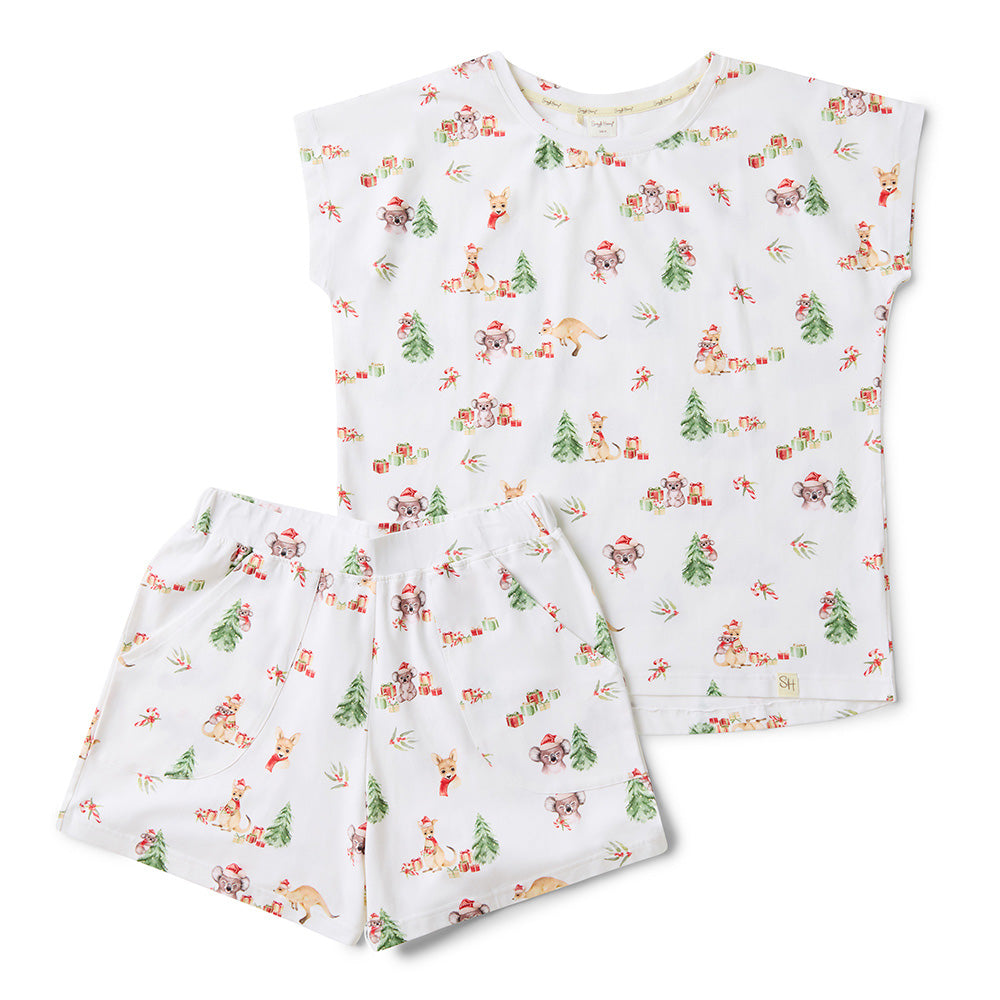 Kangas & Koalas Organic Womens PJ Set - View 2